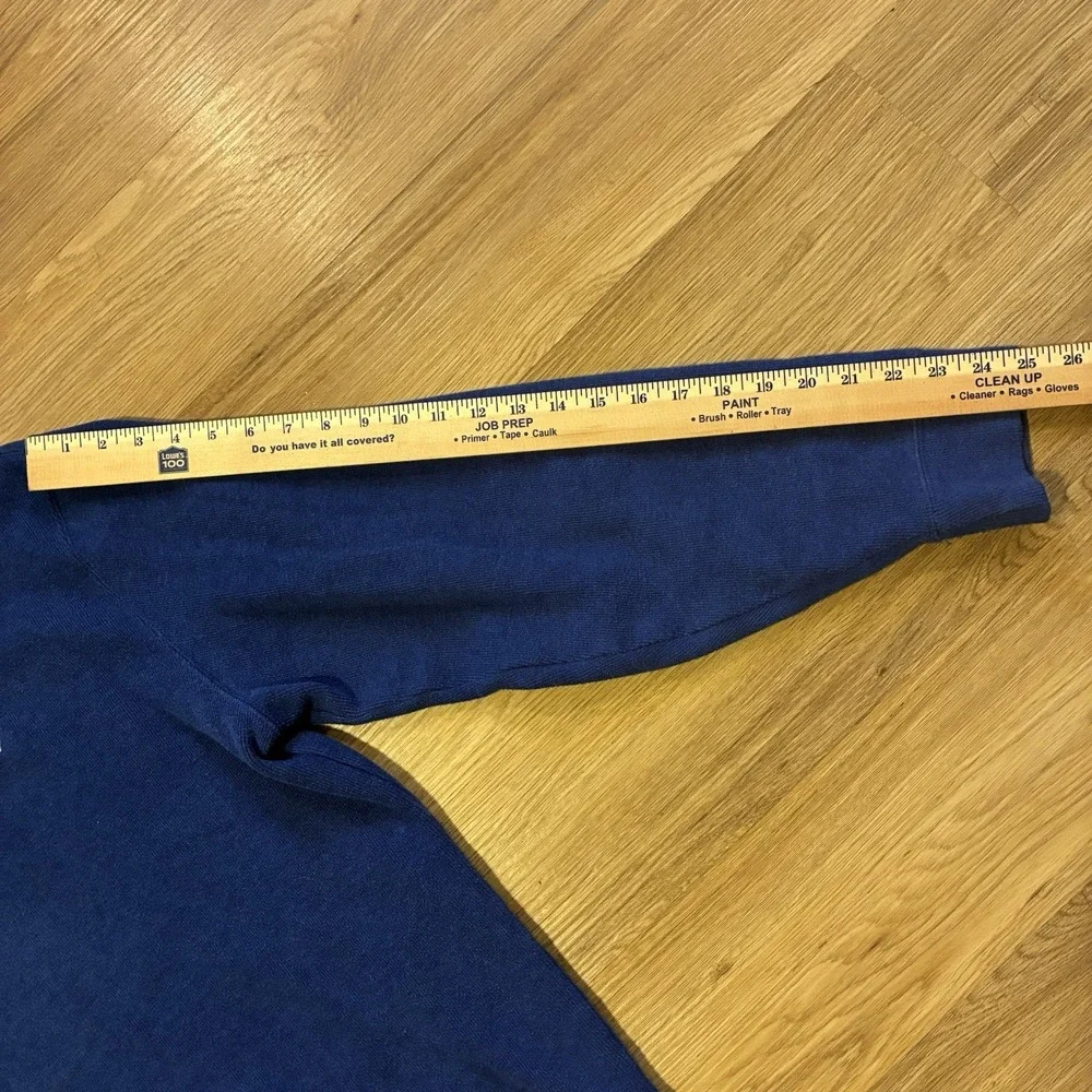 Polo Ralph Lauren Sweater Men's XL Tall Royal Blue 1/4 Zip Pullover Pony‎ Preppy